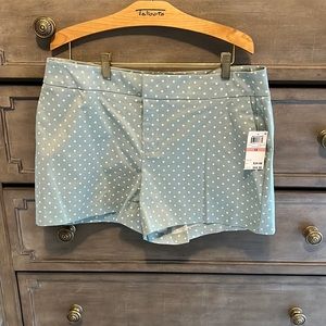 Woman’s short. White Polka dot size  12.  By Maison Jules Never worn